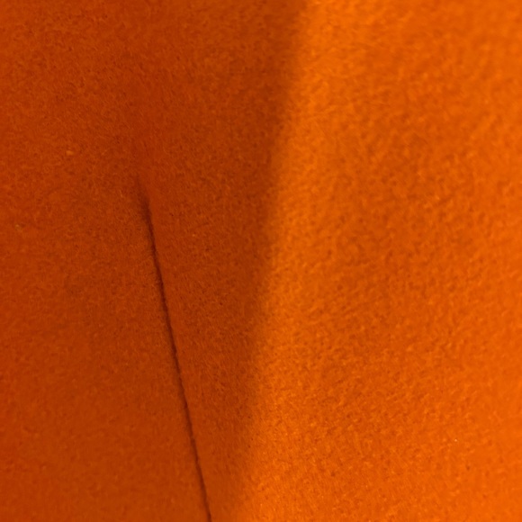 Orange Mango Pea Coat - Picture 3 of 4